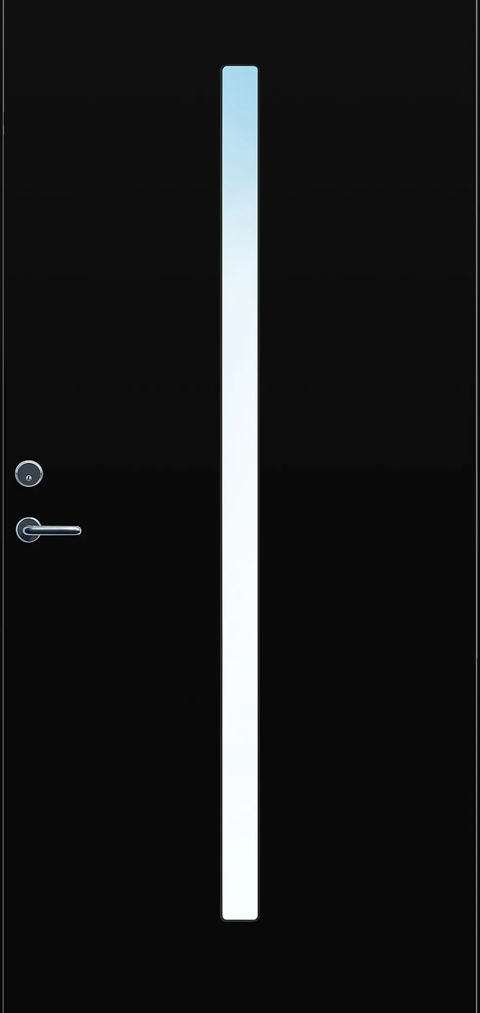 Ytterdør Forus 05 mørk grå høyre 110x210 cm