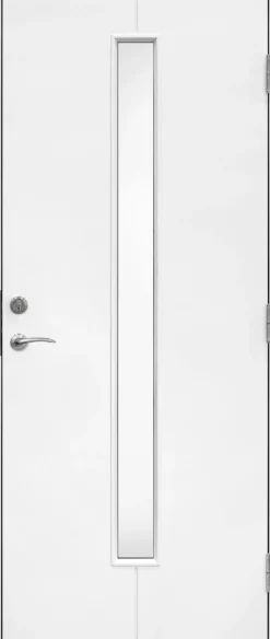 Ytterdør Linnea Pluss 100x210 cm dempet sort venstre